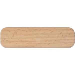 Beechwood ballpen Tobias, brown (Wooden, bamboo, carton pen)