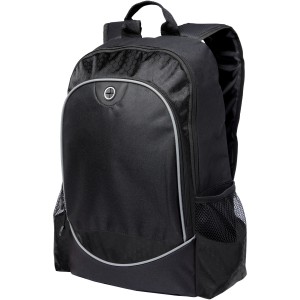 Benton 15" laptop backpack, solid black