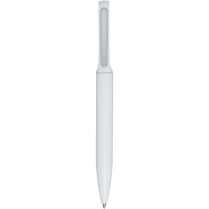 Blanca recycled aluminium ballpoint pen, White (Metallic pen)
