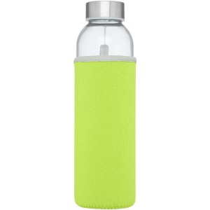 Bodhi 500 ml glass sport bottle, Lime green (Sport bottles)