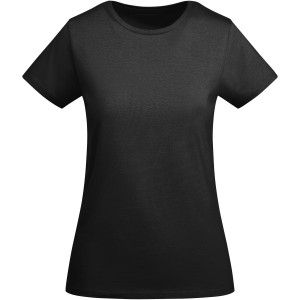 Breda short sleeve women's t-shirt, Solid black (T-shirt, 90-100% cotton)
