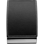 Business card holder, black/silver (8512-50)