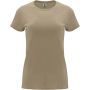 Capri short sleeve women's t-shirt, Sand