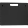 Cardboard writing folder, black