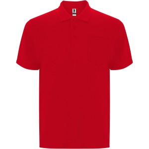 Centauro Premium short sleeve unisex polo, Red (Polo shirt, 90-100% cotton)