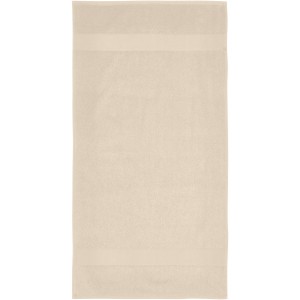 Charlotte 450 g/m2 cotton bath towel 50x100 cm, Beige (Towels)