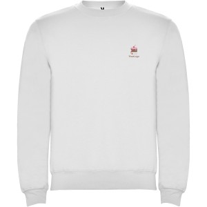 Clasica kids crewneck sweater, White (Pullovers)