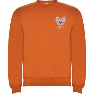 Clasica unisex crewneck sweater, Orange (Pullovers)