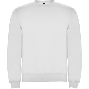Clasica unisex crewneck sweater, White (Pullovers)
