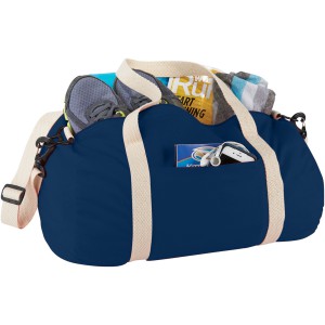 Cochichuate cotton barrel duffel bag, Navy (Travel bags)