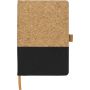 Cork and cotton notebook Trevor, black