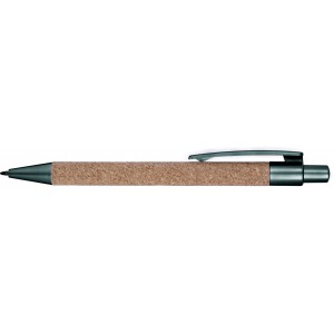 Cork ballpen Macie, green (Wooden, bamboo, carton pen)