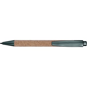 Cork ballpen Macie, green (Wooden, bamboo, carton pen)