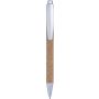 Cork ballpen Macie, silver