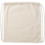 Cotton (120 gr/m2) backpack Dominique, khaki (7852-13CD)
