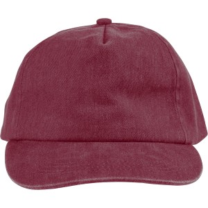 Cotton (240 gsm) cap Liora, burgundy (Hats)