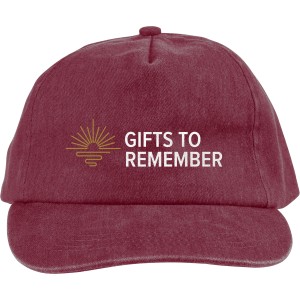 Cotton (240 gsm) cap Liora, burgundy (Hats)