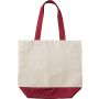 Cotton (280 g/m2) shopping bag Cole, red