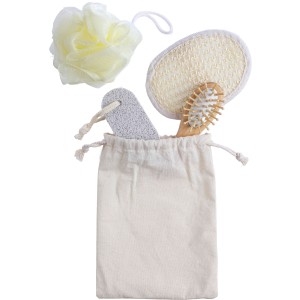 Cotton bathing set Jean, khaki (Bathing sets)