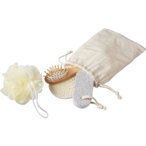 Cotton bathing set Jean, khaki (Bathing sets)