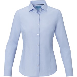 Cuprite long sleeve women's  organic shirt, Light blue (shirt)