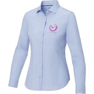 Cuprite long sleeve women's  organic shirt, Light blue (shirt)