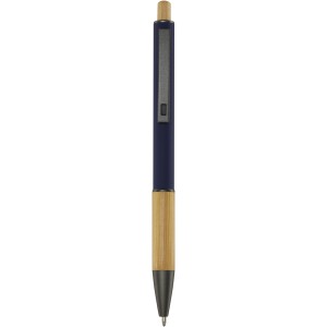 Darius recycled aluminium ballpoint pen, Navy (Metallic pen)