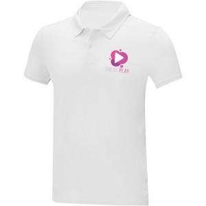 Deimos short sleeve men's cool fit polo, White (Polo short, mixed fiber, synthetic)