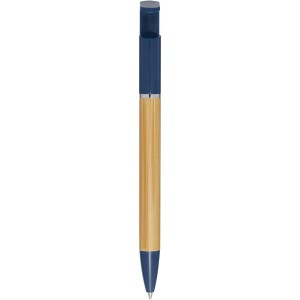 Delfina phone holder pen, Ocean blue (Wooden, bamboo, carton pen)