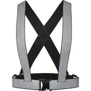 Desiree reflective safety harness and west, Solid black (Reflective items)