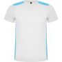 Detroit short sleeve kids sports t-shirt, White, Turquois