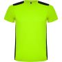 Detroit short sleeve unisex sports t-shirt, Lime, Solid black