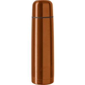 Stainless steel double walled flask Mona, orange