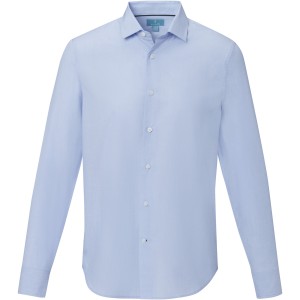 Elevate Cuprite long sleeve men's  organic shirt, Light blue (shirt)