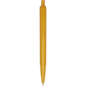 Elsa recycled plastic ballpoint pen, Yellow (Plastic pen)