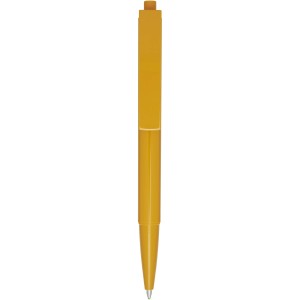 Elsa recycled plastic ballpoint pen, Yellow (Plastic pen)