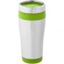 Elwood 470 ml insulated tumbler, Silver,Lime green