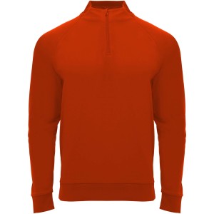 Epiro long sleeve kids quarter zip sweatshirt, Red (Pullovers)