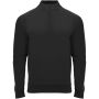 Epiro long sleeve kids quarter zip sweatshirt, Solid black