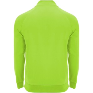 Epiro long sleeve unisex quarter zip sweatshirt, Fluor Green (Pullovers)