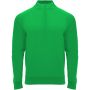 Epiro long sleeve unisex quarter zip sweatshirt, Green Fern