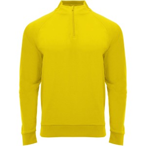 Epiro long sleeve unisex quarter zip sweatshirt, Yellow (Pullovers)