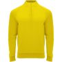 Epiro long sleeve unisex quarter zip sweatshirt, Yellow