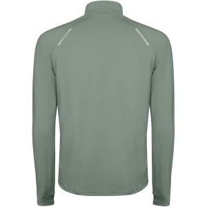 Estambul long sleeve men's half zip sweatshirt, Laurel green (Pullovers)