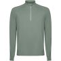 Estambul long sleeve men's half zip sweatshirt, Laurel green