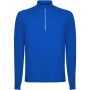 Estambul long sleeve men's half zip sweatshirt, Royal blue
