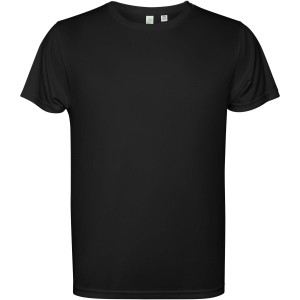 Estoril short sleeve men's t-shirt, Solid black