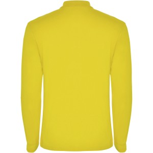 Estrella long sleeve men's polo, Yellow (Long-sleeved shirt)