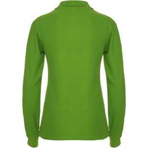 Estrella long sleeve women's polo, Grass Green (Long-sleeved shirt)