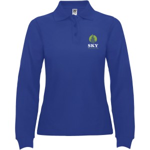 Estrella long sleeve women's polo, Royal (Long-sleeved shirt)